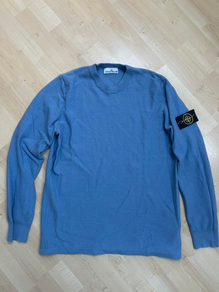 Trui heren Stone Island maat xl lichtblauw, Ophalen of Verzenden, Zo goed als nieuw, Maat 56/58 (XL), Blauw