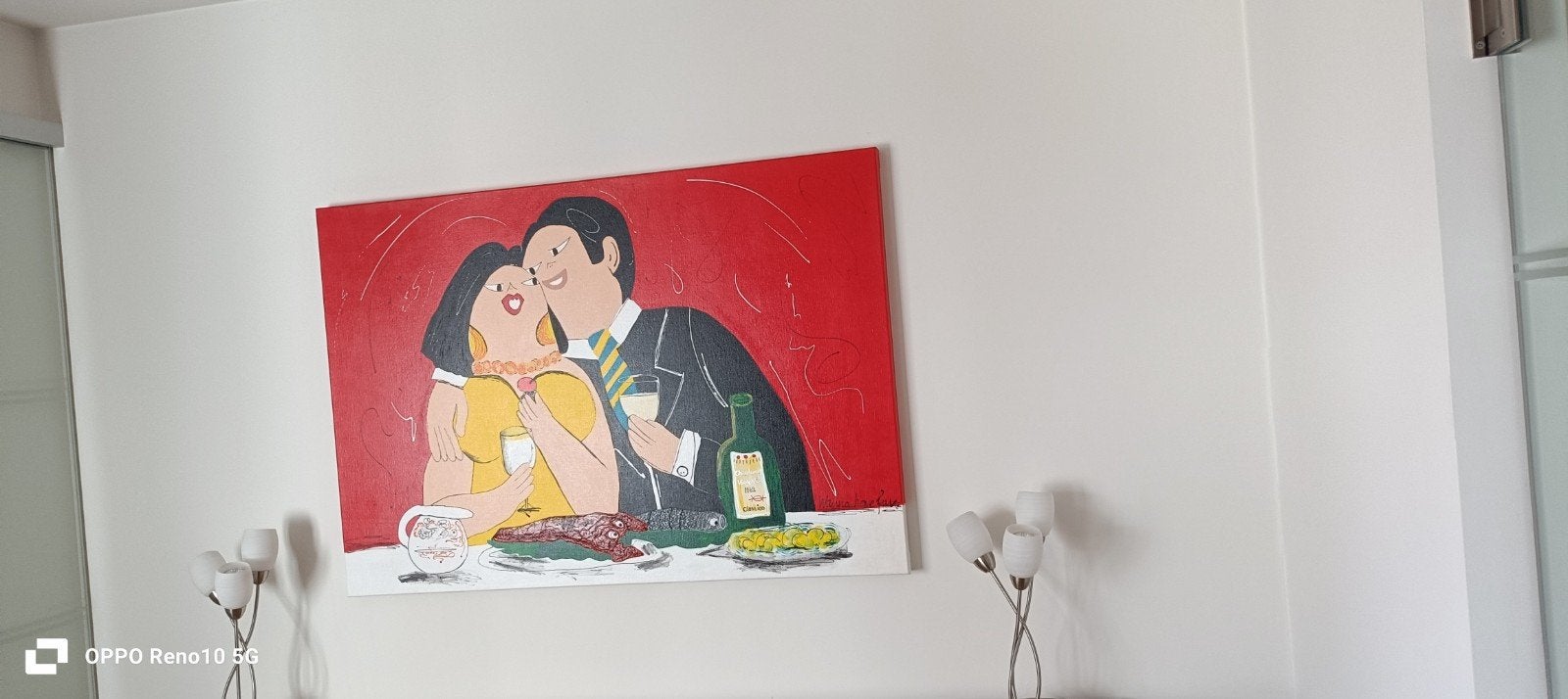 Geschilderd portret, Ophalen, Zo goed als nieuw, Schilderij