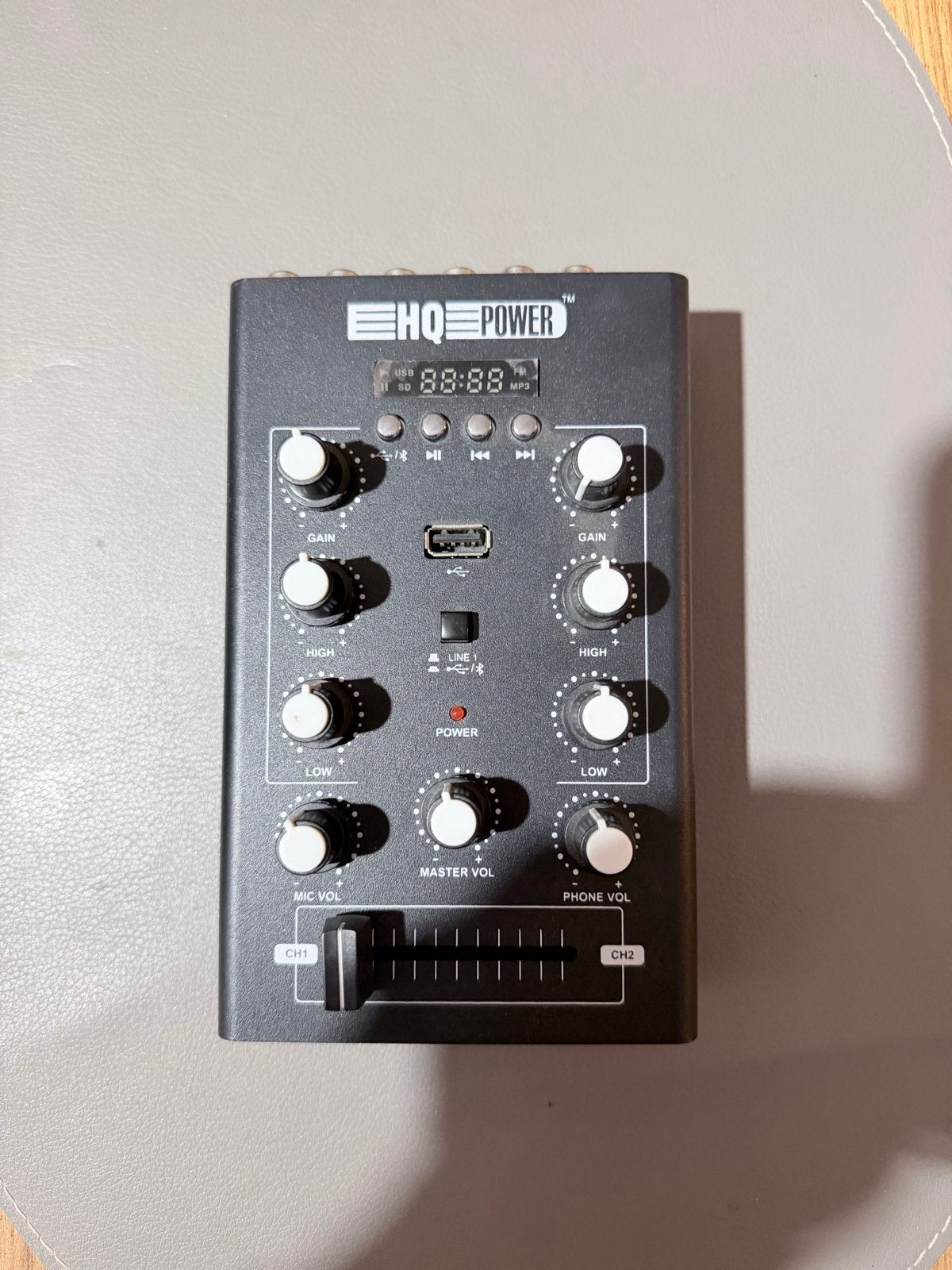 Compacte HQ Power Mini Mixer met Bluetooth, Ophalen of Verzenden, Zo goed als nieuw, Overige merken