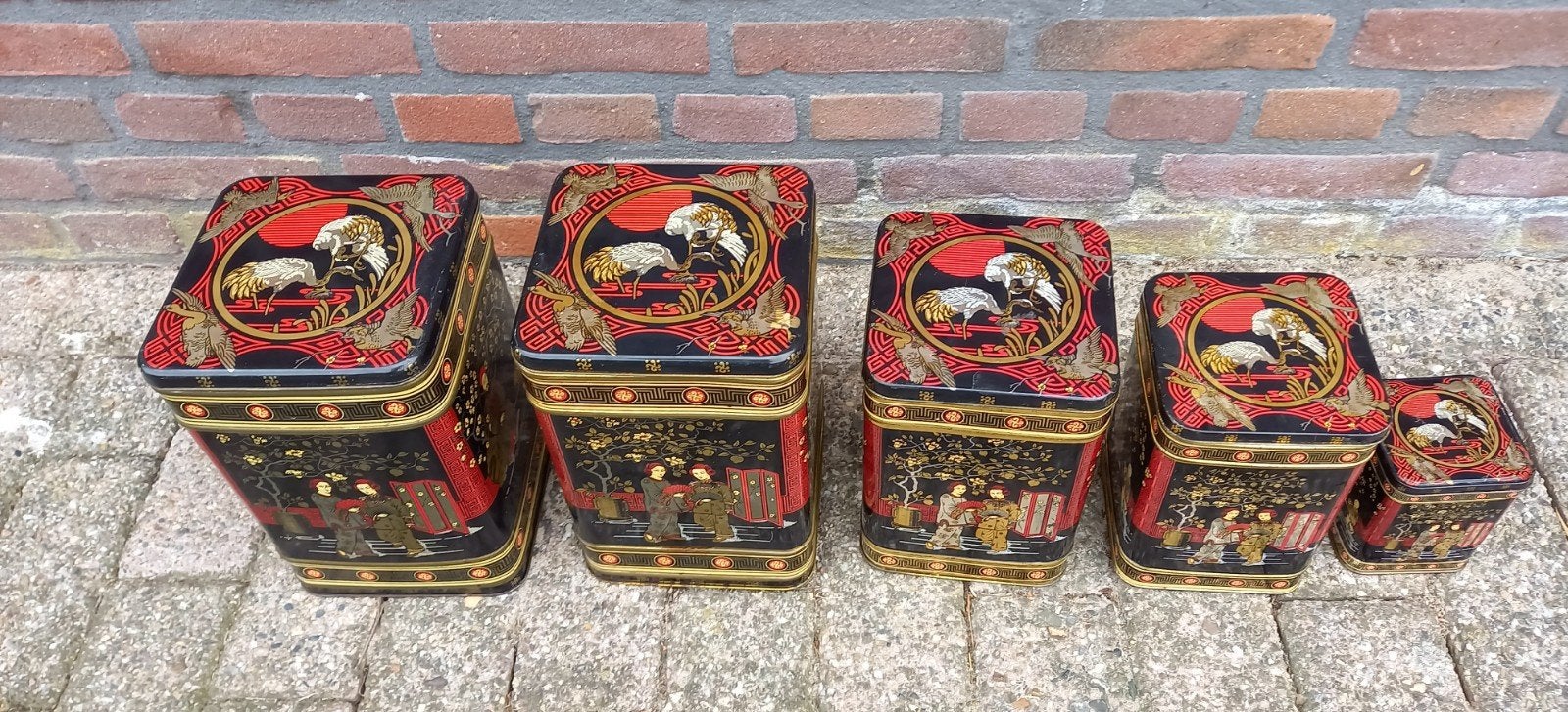 Vintage voorraadblikken., Ophalen, Gebruikt, Overige