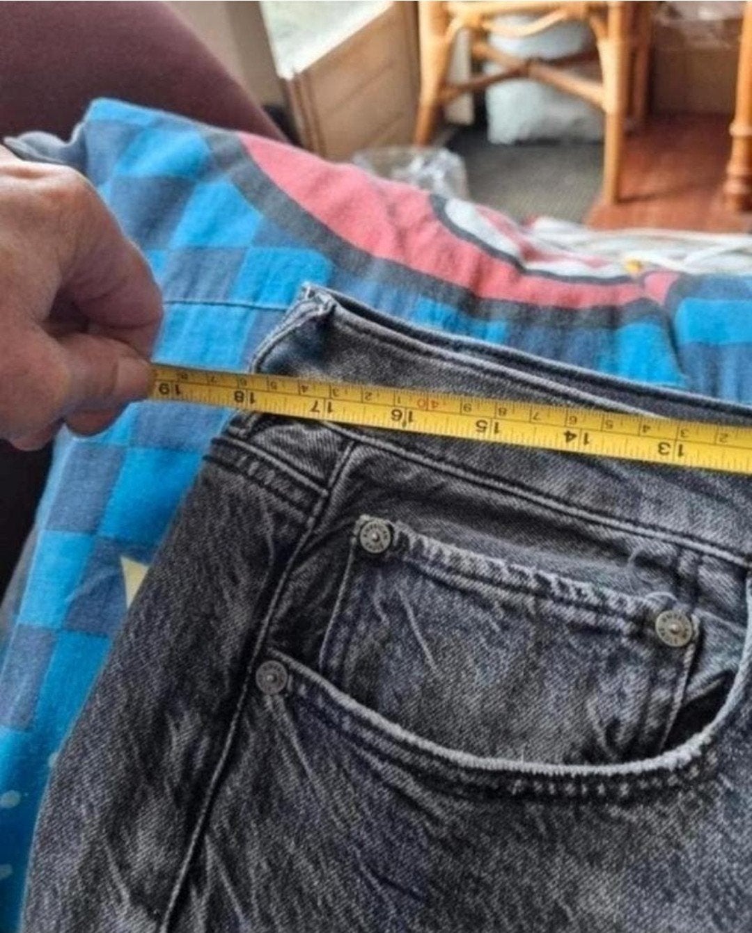 spijkerbroek nieuw 34w USA maat €15,00, Kleding | Heren, Ophalen of Verzenden, Zo goed als nieuw, Blauw, W33 - W34 (confectie 48/50)