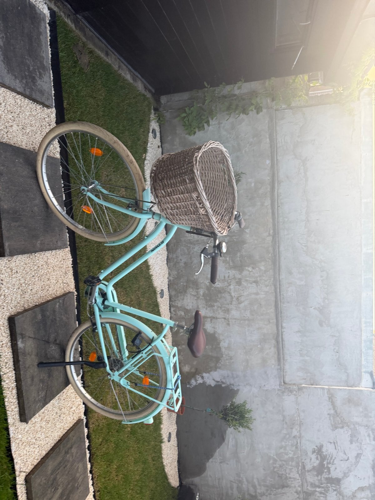 Btwin Elops 520 Damesfiets met mandje, Fietsen en Brommers, Fietsen | Dames | Damesfietsen, Velgrem, Versnellingen, Ophalen, Overige merken