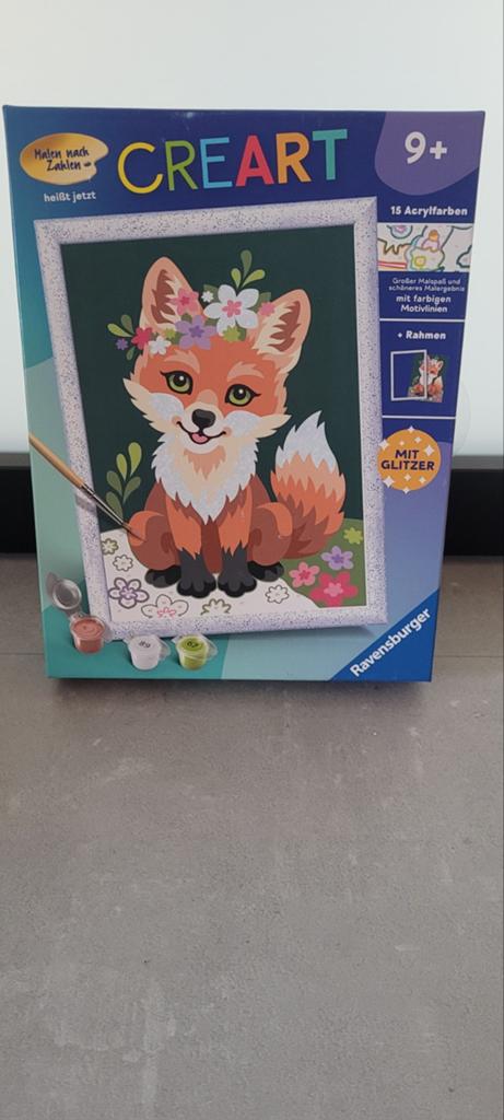 Ravensburger CREART Schilderij Vos met Glitter (9+), Ophalen of Verzenden, Nieuw