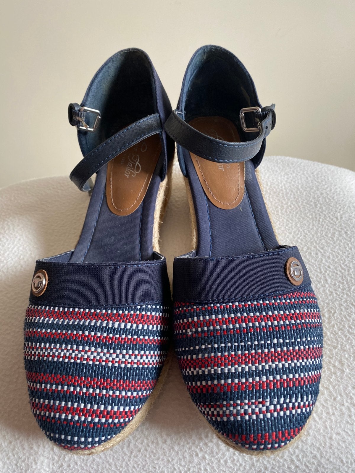 Tom Tailor zomerschoen mt.40, Kleding | Dames, Schoenen, Ophalen, Blauw, Sneakers of Gympen, Zo goed als nieuw