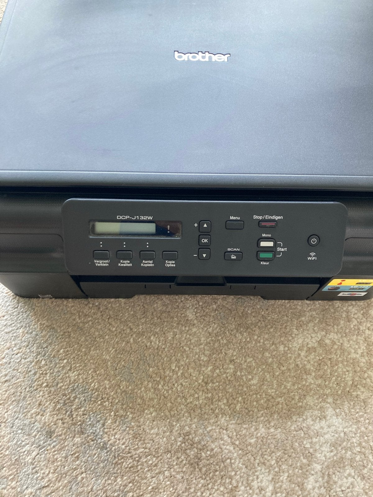 Brother DCP-J132W All-in-One Printer - Alleen afhalen, Ophalen, Gebruikt, Inkjetprinter, All-in-one