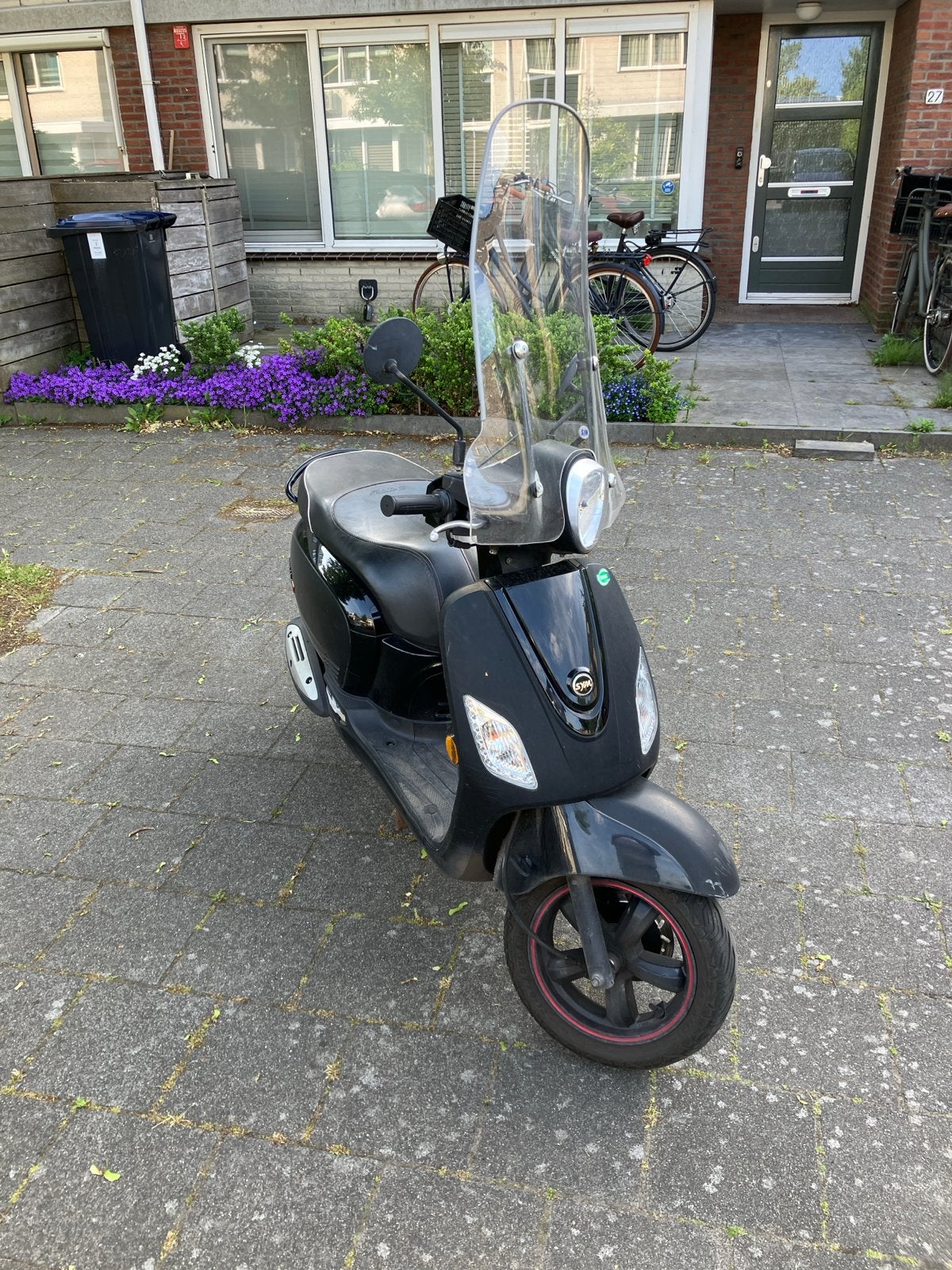 Sym Fiddle 3 uit 2017 - Dealer onderhouden, loopt prima!, Fietsen en Brommers, Scooters | SYM, Ophalen, Gebruikt, Benzine, Fiddle
