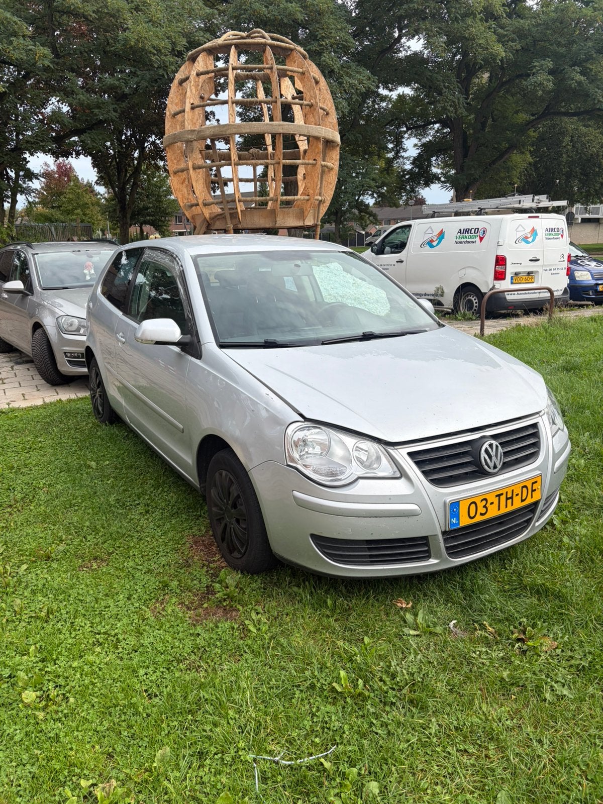 Polo 9n3 voor onderdelen, Ophalen of Verzenden, Gebruikt, Voor, Motorkap
