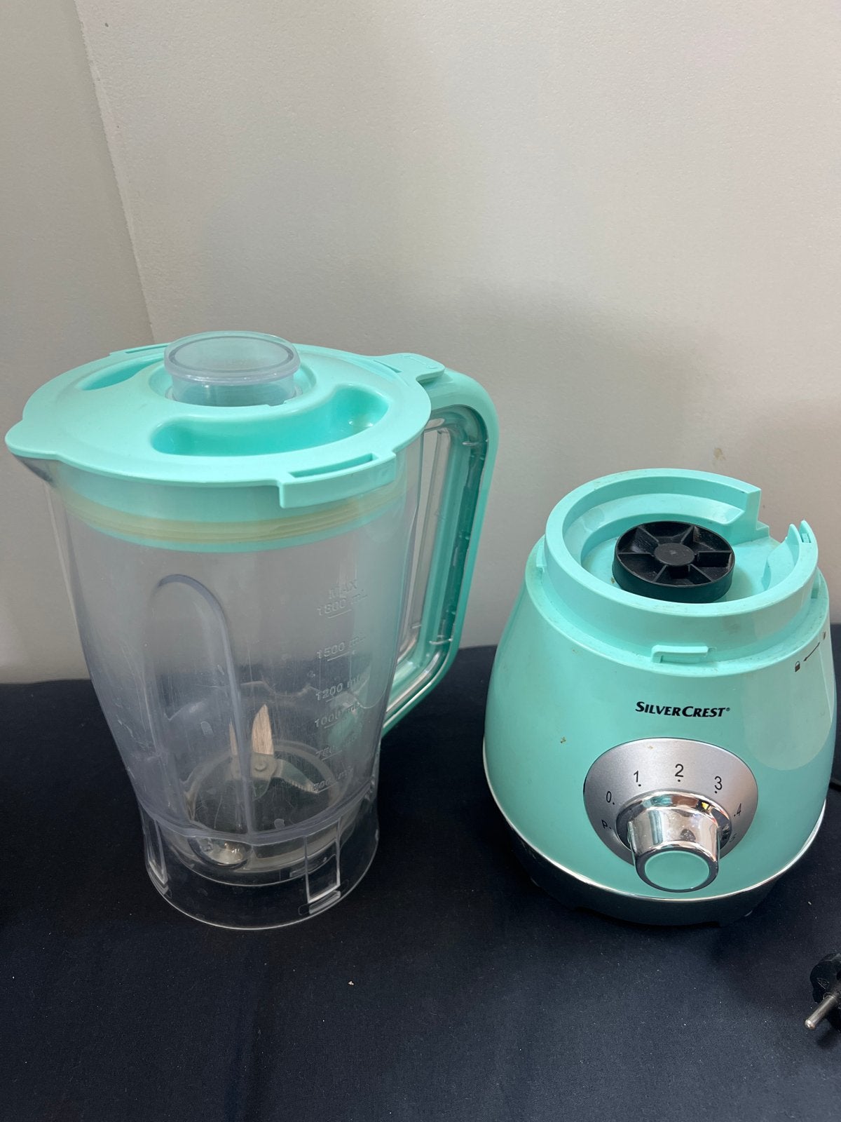 SilverCrest Blender 600W 1.8L - Retro Design, Ophalen, Zo goed als nieuw, Blender