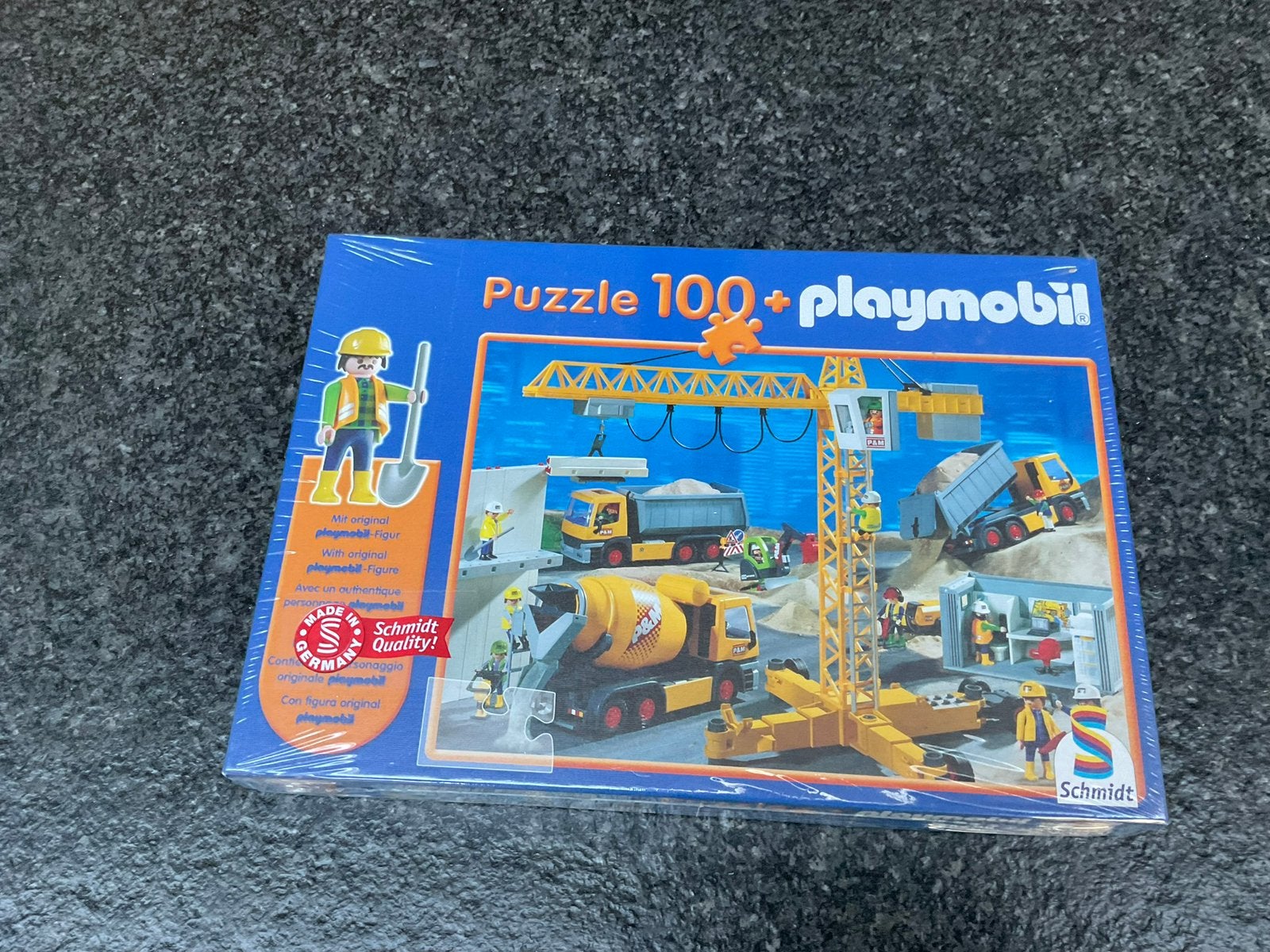 Playmobil Wergwerkzaamheden Puzzel 100 dele met figuur 55298, Ophalen, Nieuw, Complete set