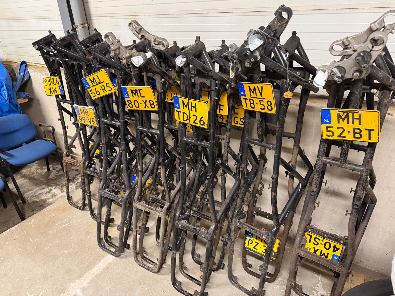 BMW K75 K100 K1100 frames met kenteken - Laatste kans!, Ophalen, Gebruikt