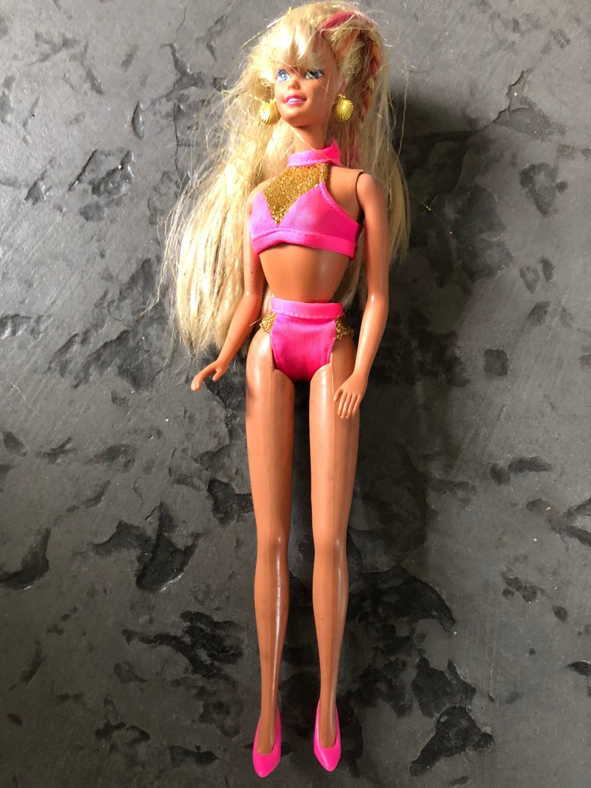 Vintage barbie splash& color mattel 1996, Verzamelen, Poppen, Ophalen, Zo goed als nieuw, Fashion Doll