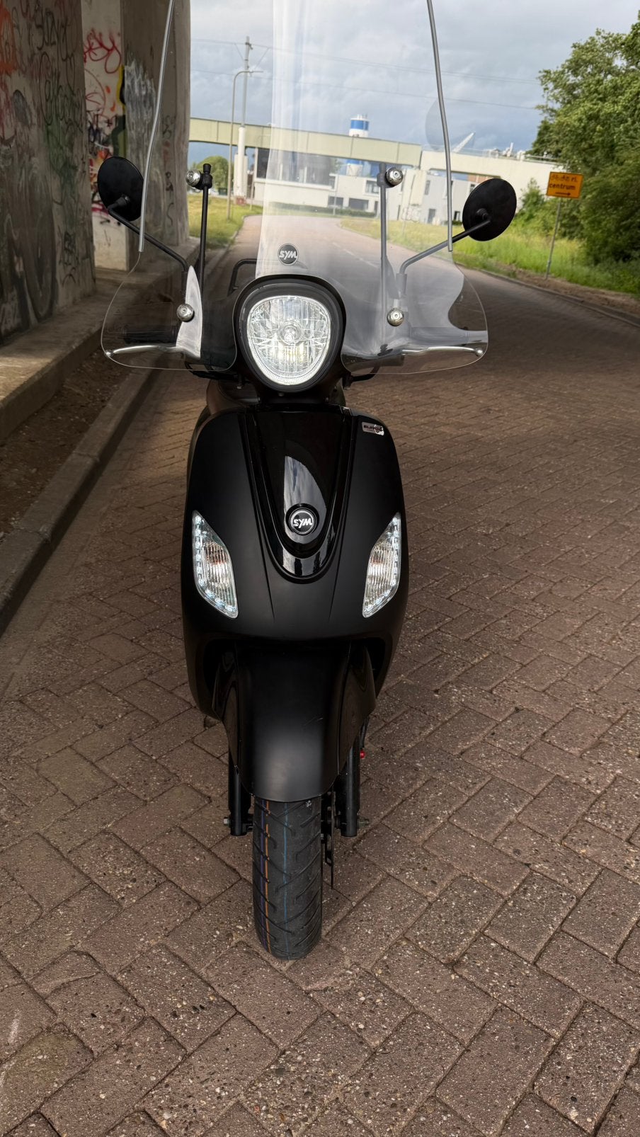 Sym fiddle 3, Ophalen, Gebruikt, 49 cc, Benzine