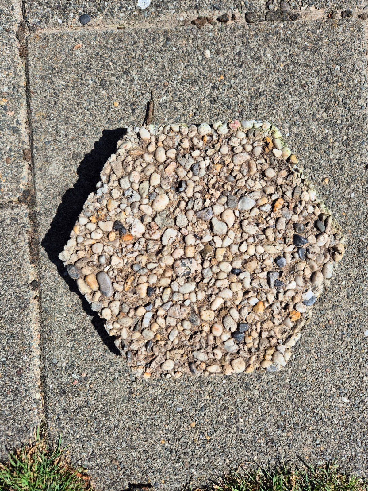 Zeskantige grindtegels wit - 6.5 m², Ophalen