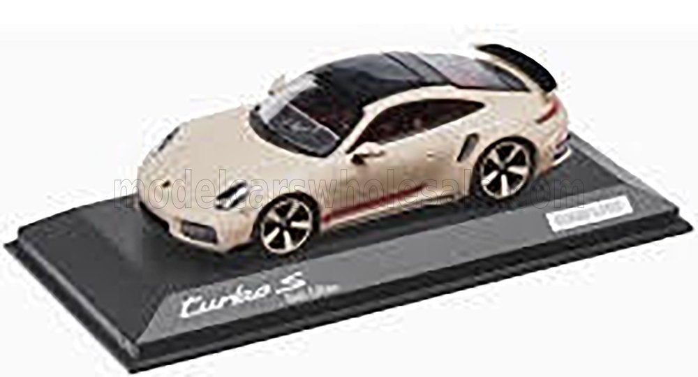 Spark 1:43 Porsche 992-2 Turbo S Cream/Black, Ophalen of Verzenden, Nieuw, Auto, Overige merken