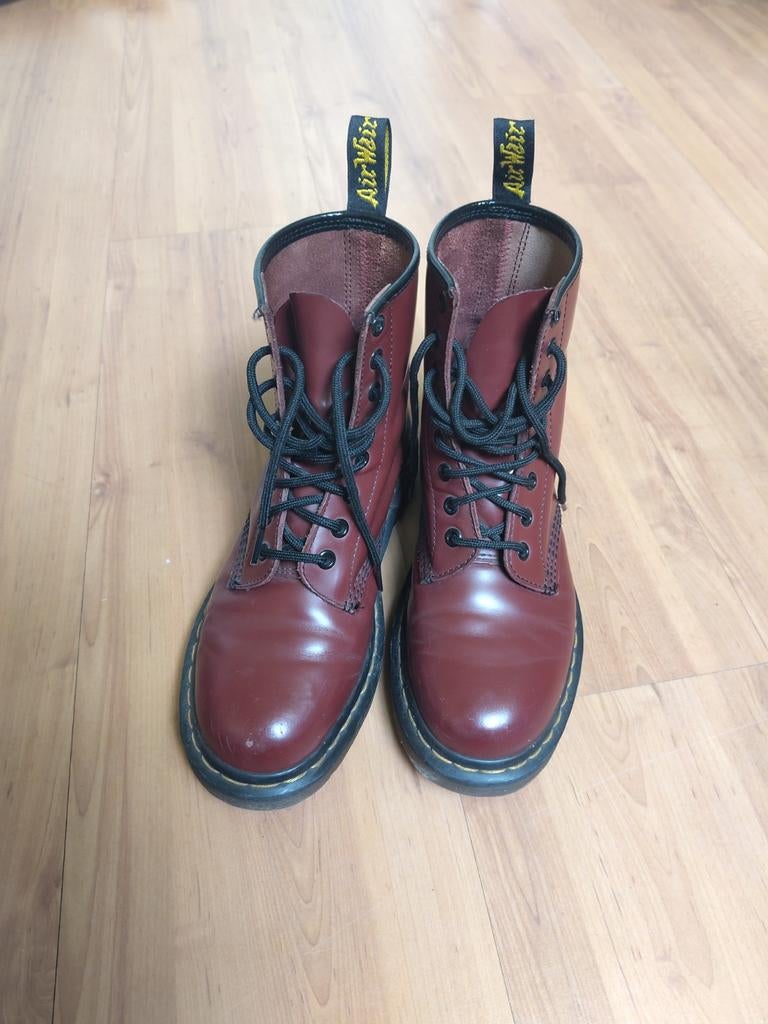 Dr Martens wijnrood, Kleding | Dames, Schoenen, Lage of Enkellaarzen, Ophalen of Verzenden, Rood, Dr. Martens