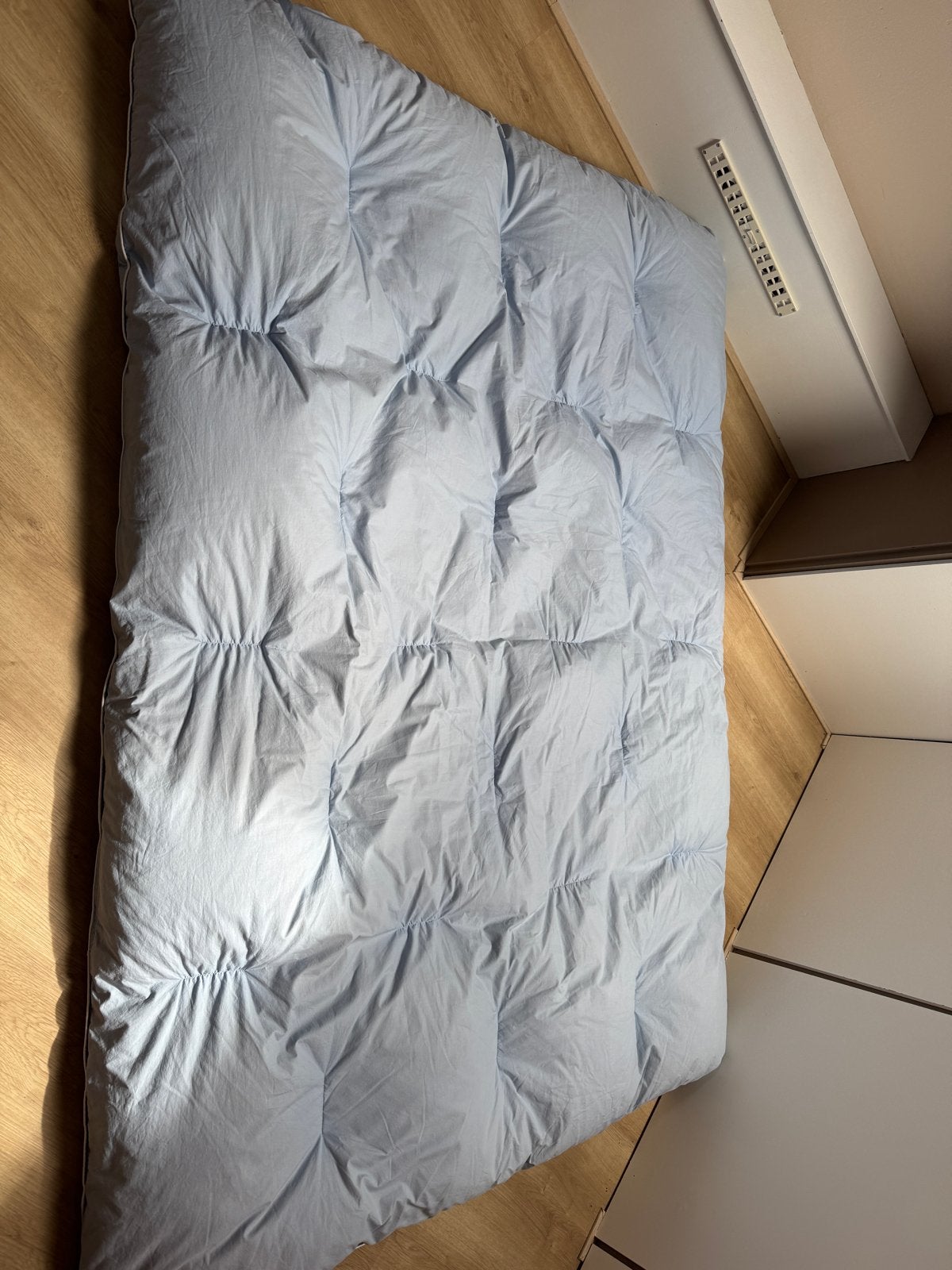 Lichtblauw dekbed, Ophalen, Eenpersoons, Blauw, Deken of Dekbed