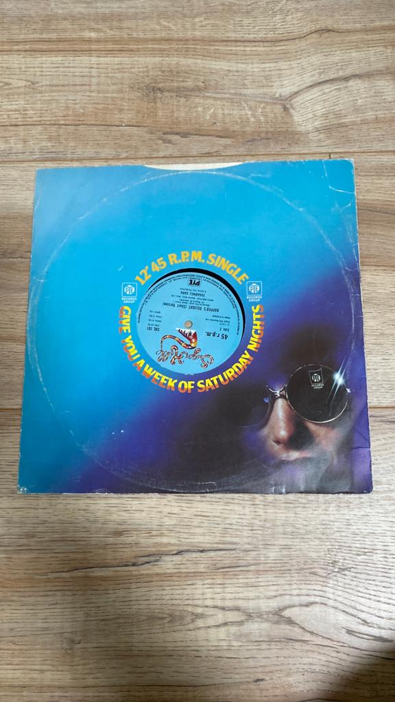 12”45 RPM single rappers delight Sugarhill Gang, Ophalen, Zo goed als nieuw, 12 inch