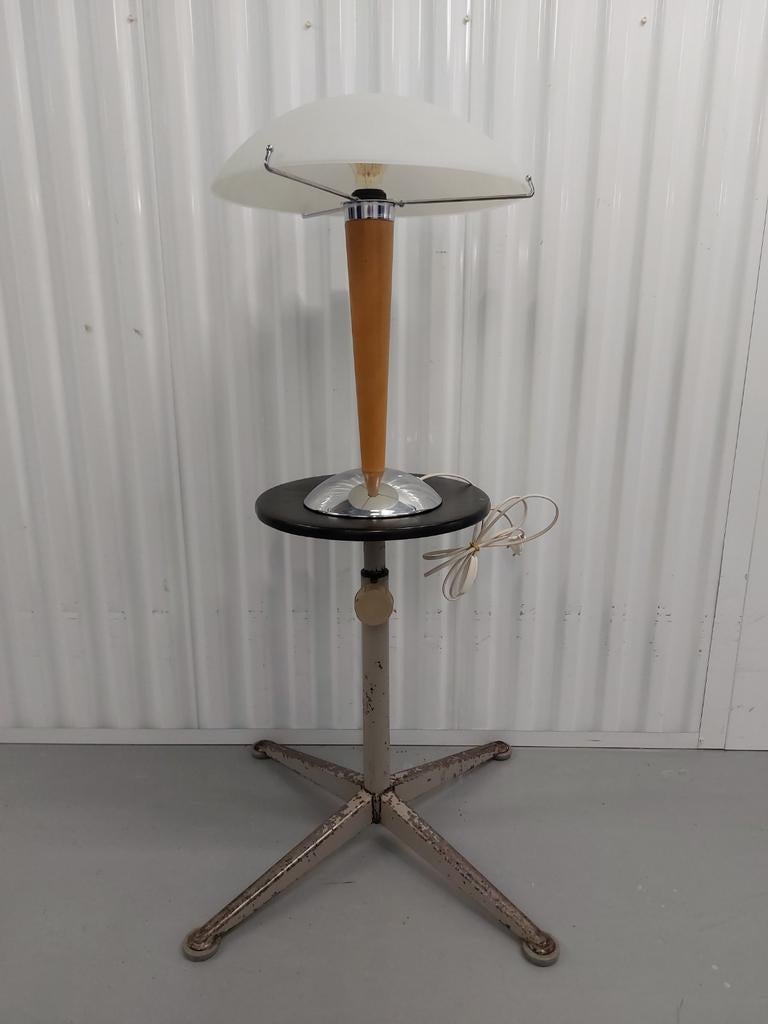 IKEA Paddestoel Tafellamp XL - Vintage Design, Gebruikt, Ophalen of Verzenden, Glas, Minder dan 100 cm
