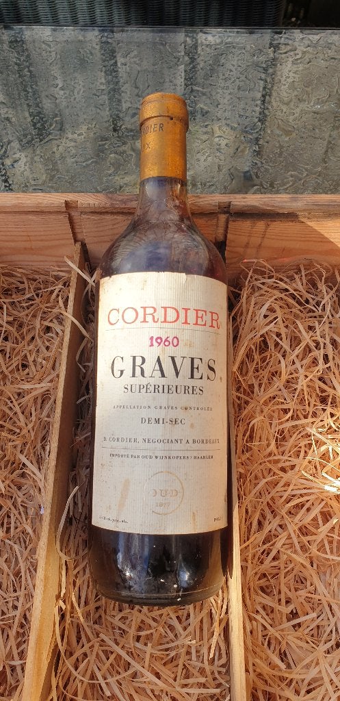 Cordier Graves Superieures 1960, Verzamelen, Wijnen, Frankrijk, Nieuw, Ophalen of Verzenden, Witte wijn