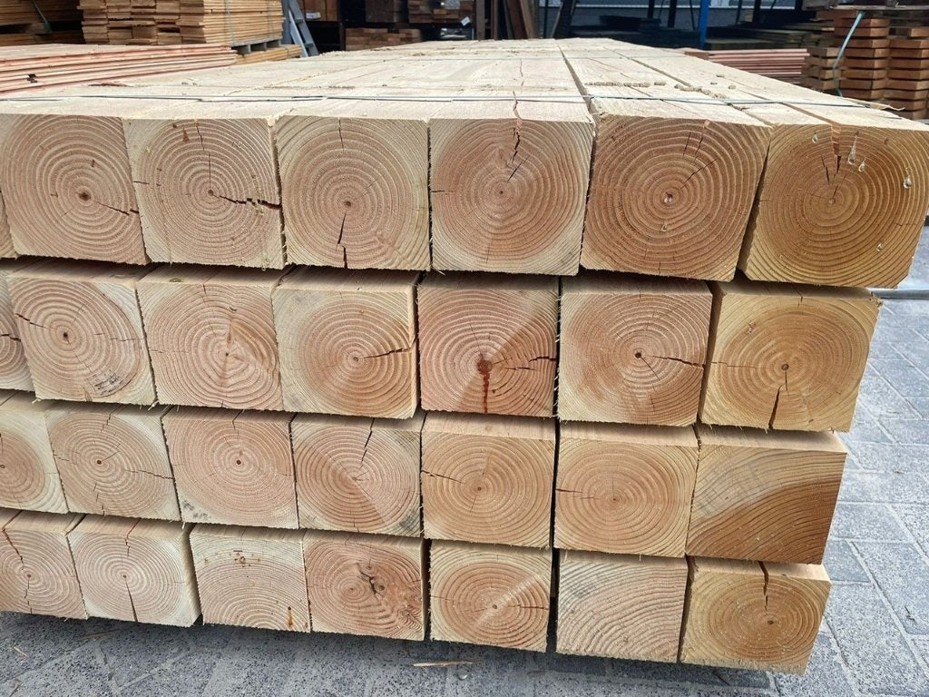 Douglas balken 15x15x400 cm FB-hart in kern-ACTIE € 10,-/m1, Ophalen, Nieuw, 250 cm of meer, Balken