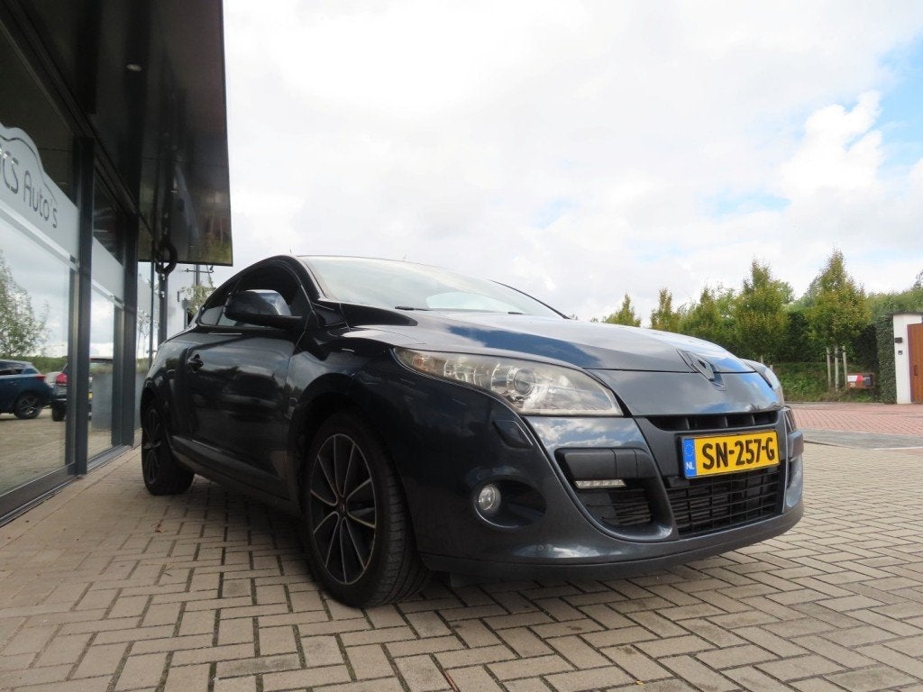 Renault MEGANE 2.0 TCE Dynamique Ecc Leder Navi 2x Pdc 2009, Auto's, Gebruikt, 1295 kg, 4 cilinders, Zwart