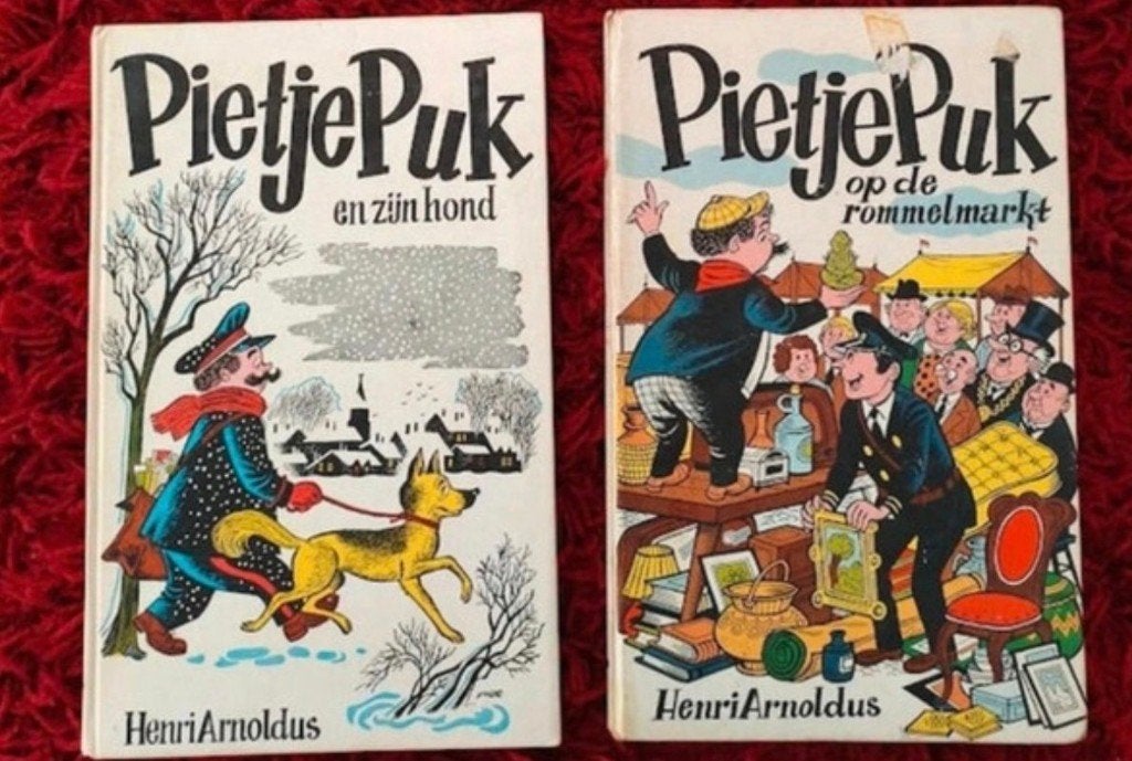 Pietje Puk en zijn hond + Pietje Puk op de rommelmarkt, Ophalen of Verzenden, Gelezen, Fictie algemeen