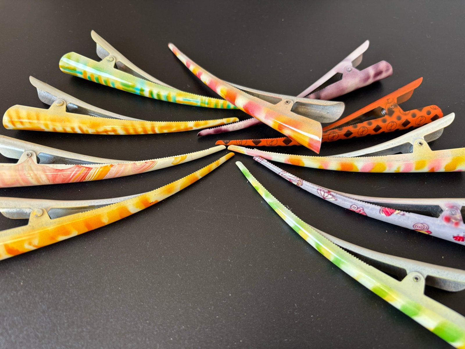 10 Haarklemmen - Diverse Kleuren en Patronen, Ophalen of Verzenden, Nieuw, Haarspeld