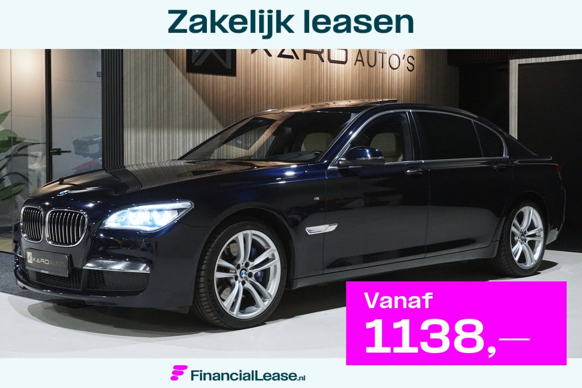 BMW 7-serie 750Li M xDrive B&O 360 HUD Dak Leer Softclos VOL, Automaat, Gebruikt, 4395 cc, Zwart