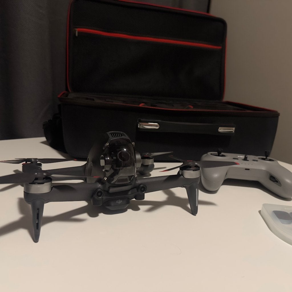DJI Fpv drone | Met goggles en Controllers + Accessoires, 250 tot 900 gram, Gebruikt, Return to Home, Ophalen of Verzenden