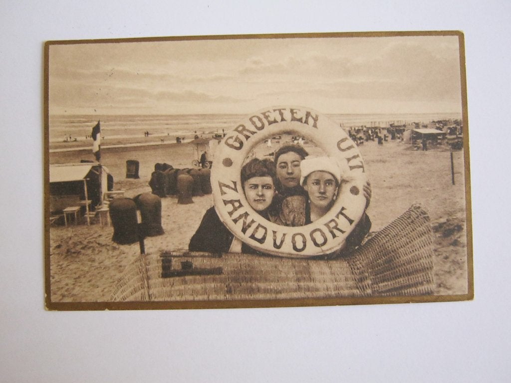 Ansichtkaarten Nederland, TC 9-96 Groeten uit Zandvoort 1927, Ophalen of Verzenden, 1920 tot 1940, Gelopen, Noord-Holland
