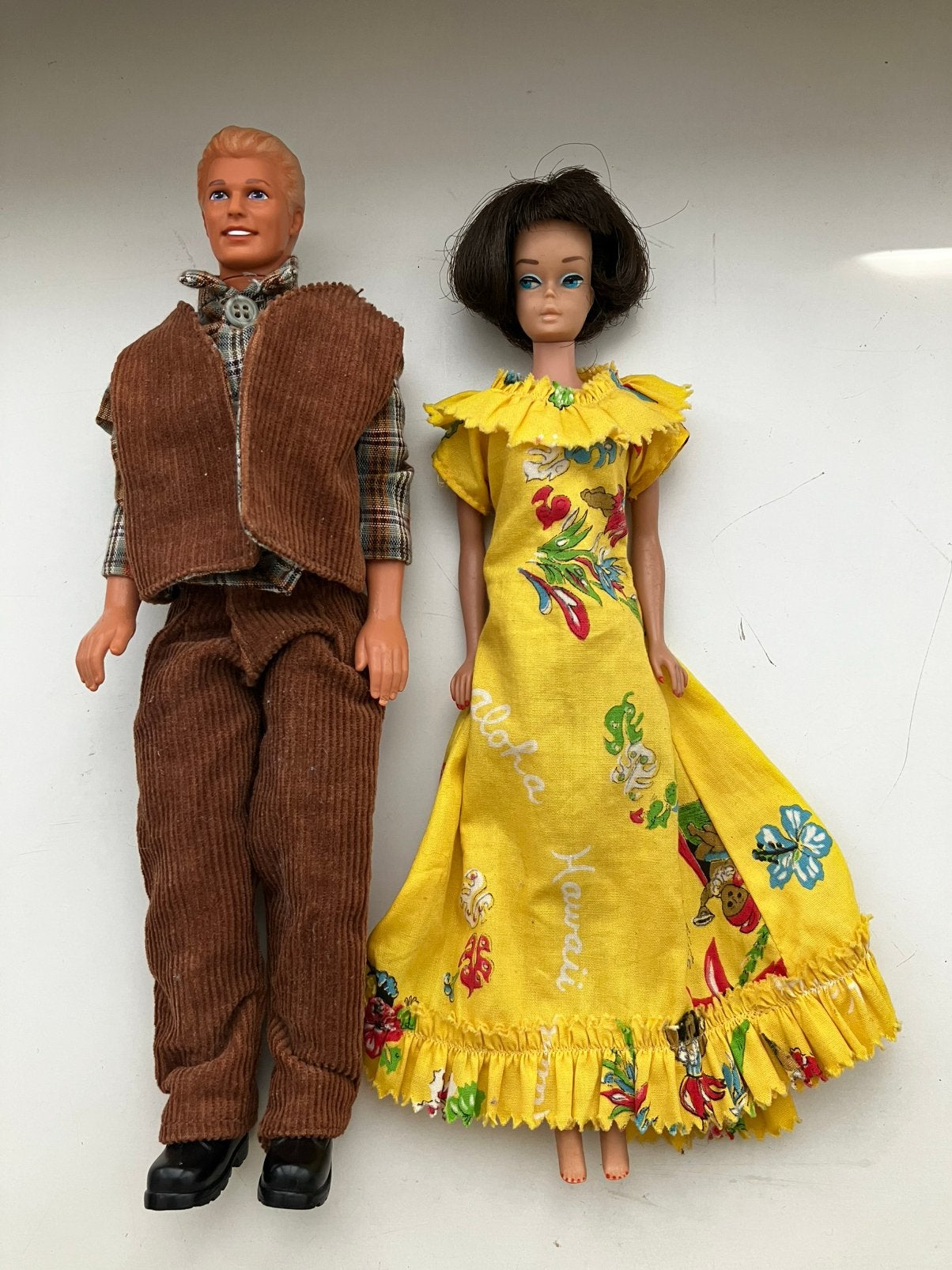 Vintage Barbie Midge American Girl brunet en vintage Ken, Verzamelen, Ophalen of Verzenden, Gebruikt