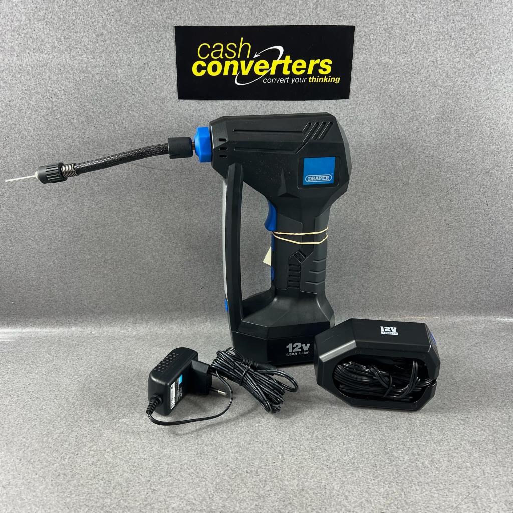 Draper handcompressor op accu | met lader | 408808, Doe-het-zelf en Verbouw, Compressors, Ophalen of Verzenden, Zo goed als nieuw