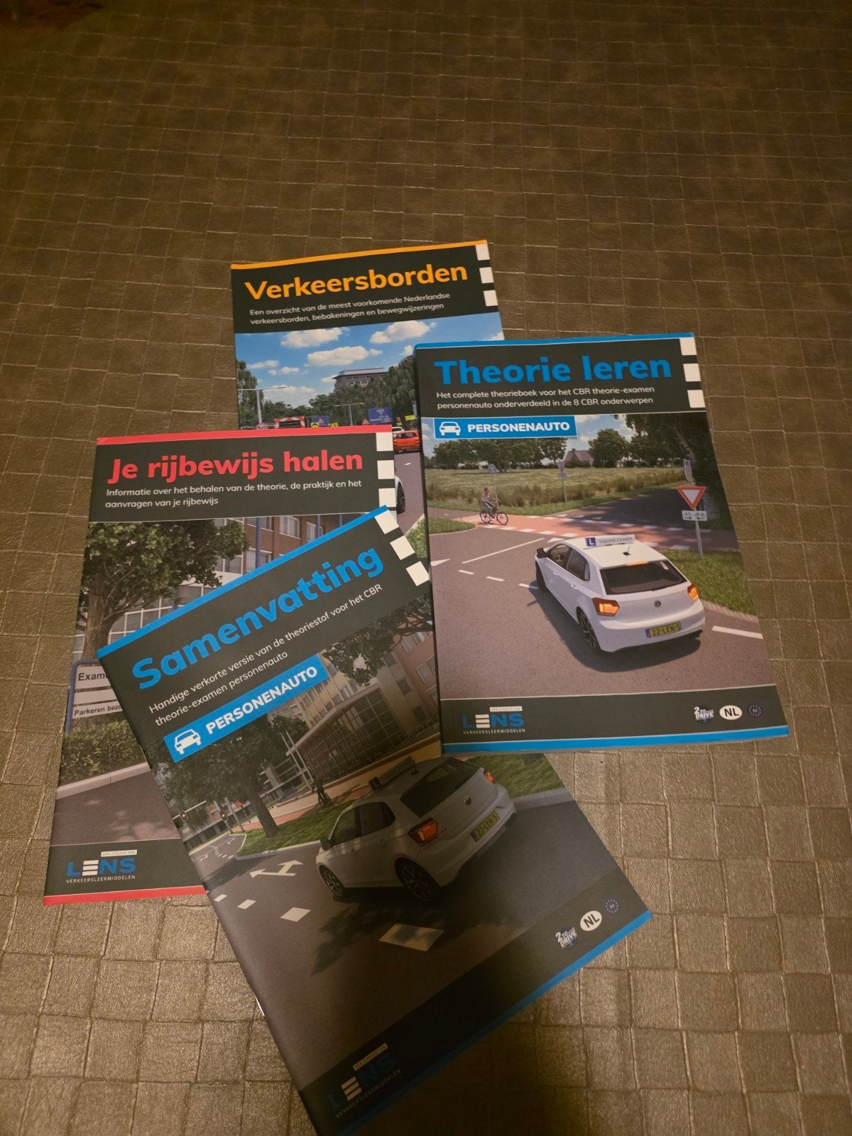 Theorieboeken auto compleet set, Verzenden, Nieuw, Overige niveaus, LENS Verkeersleermiddelen