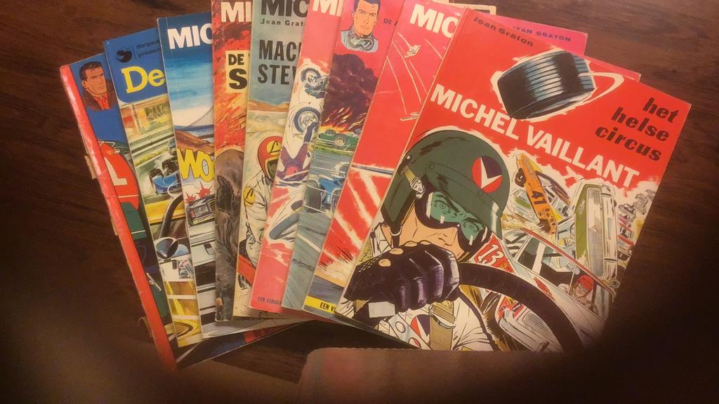 Michel Vaillant strips 9 stuks, Meerdere stripboeken, Ophalen, Gelezen