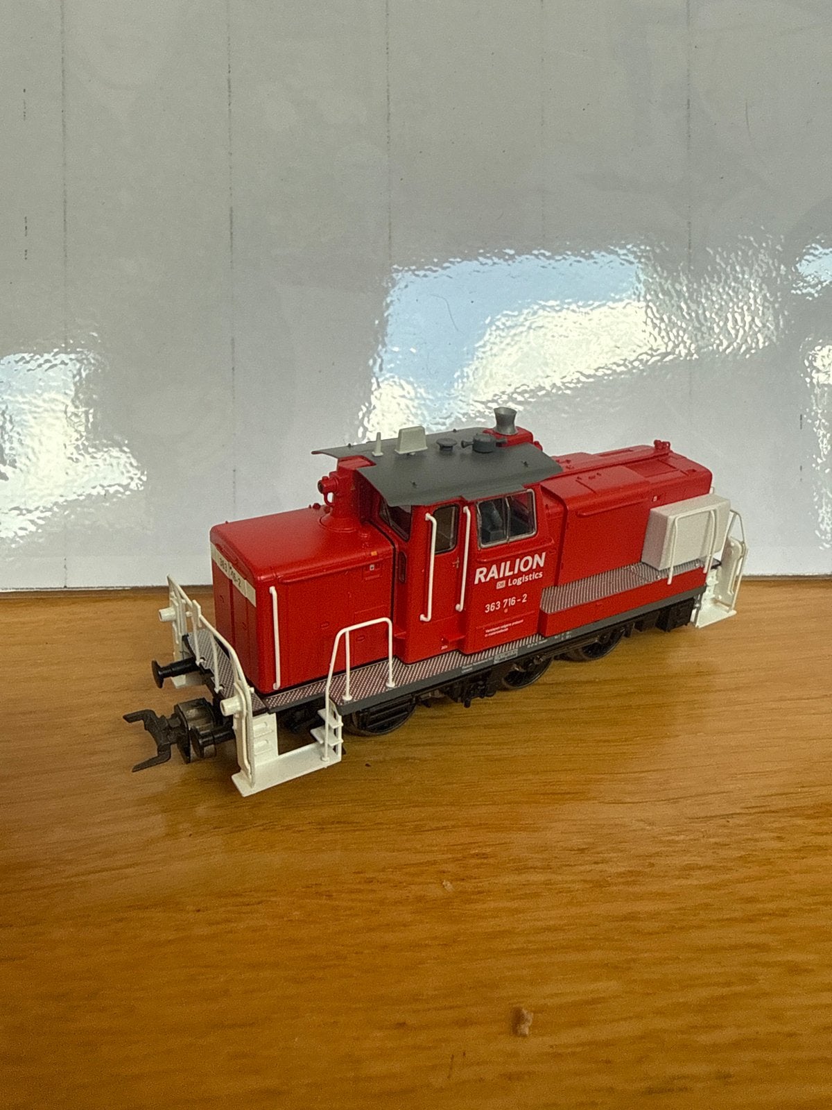 Roco 68973 H0 Locomotief Railion 363 716-2 Wisselstroom, Ophalen, Wisselstroom, Locomotief, Zo goed als nieuw