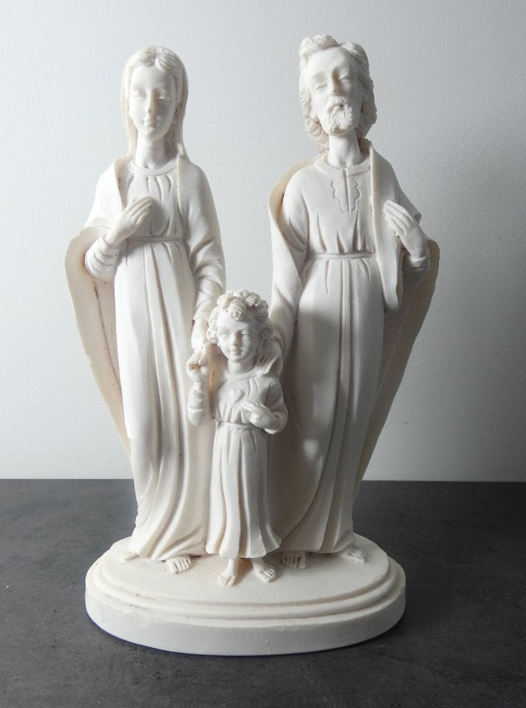 Beeldje Maria Jozef Jezus Gemaakt in Italië Alabaster [1972], Ophalen of Verzenden