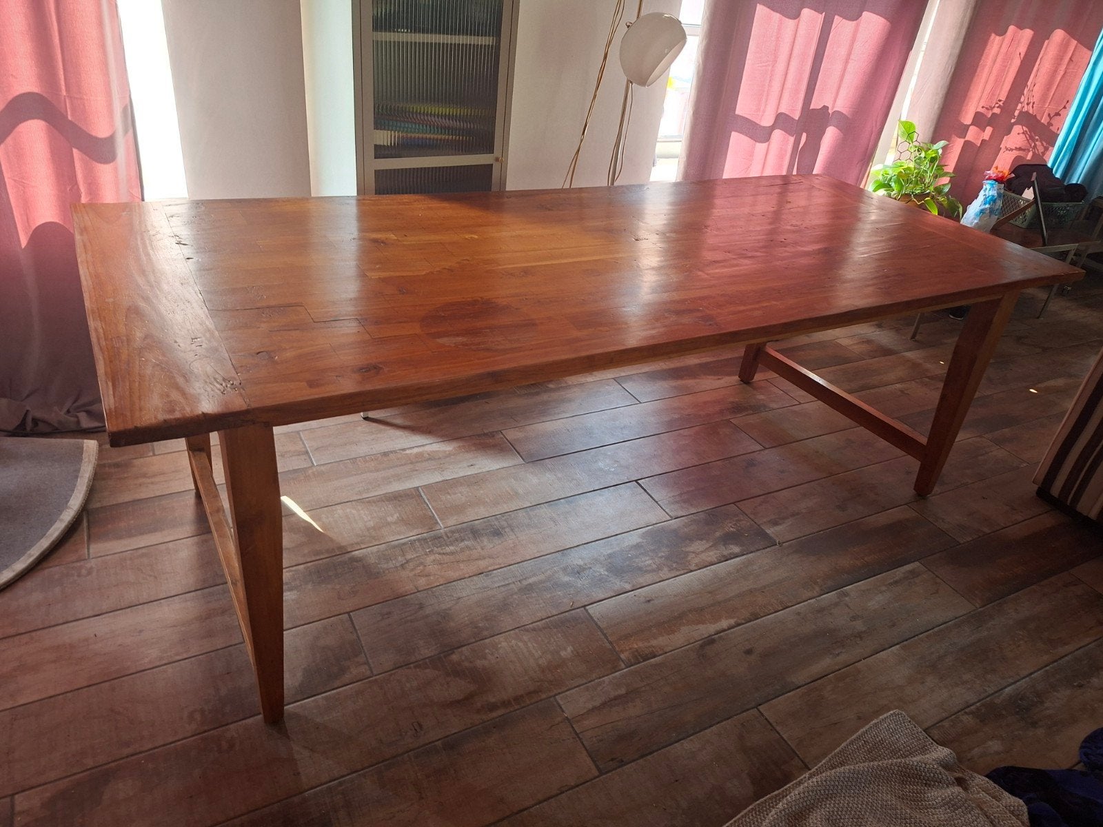 Grote Franse eettafel te koop!, Ophalen, Gebruikt, 200 cm of meer, 50 tot 100 cm