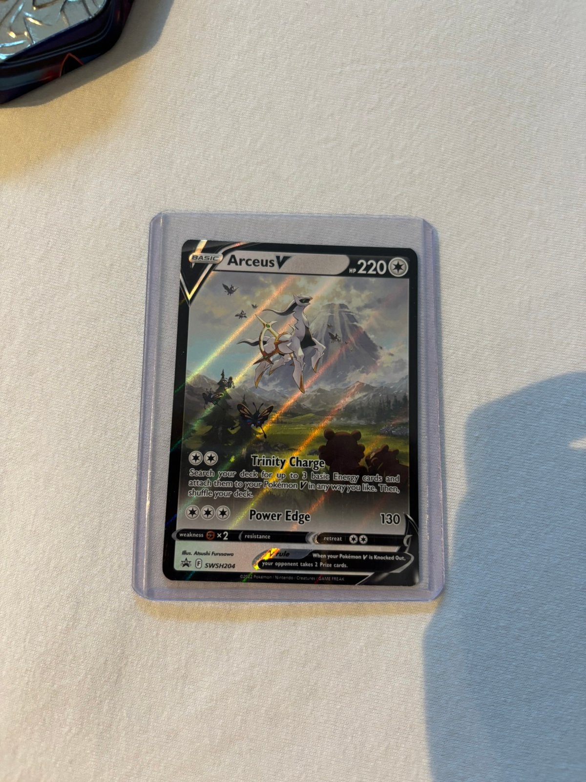 Pokemonkaart Arceus V, Ophalen, Zo goed als nieuw