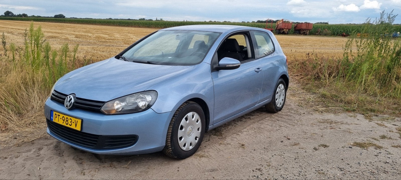 Volkswagen Golf 1.4 16V 59KW 5D 2010 Blauw, Voorwielaandrijving, Stof, Zwart, 4 cilinders