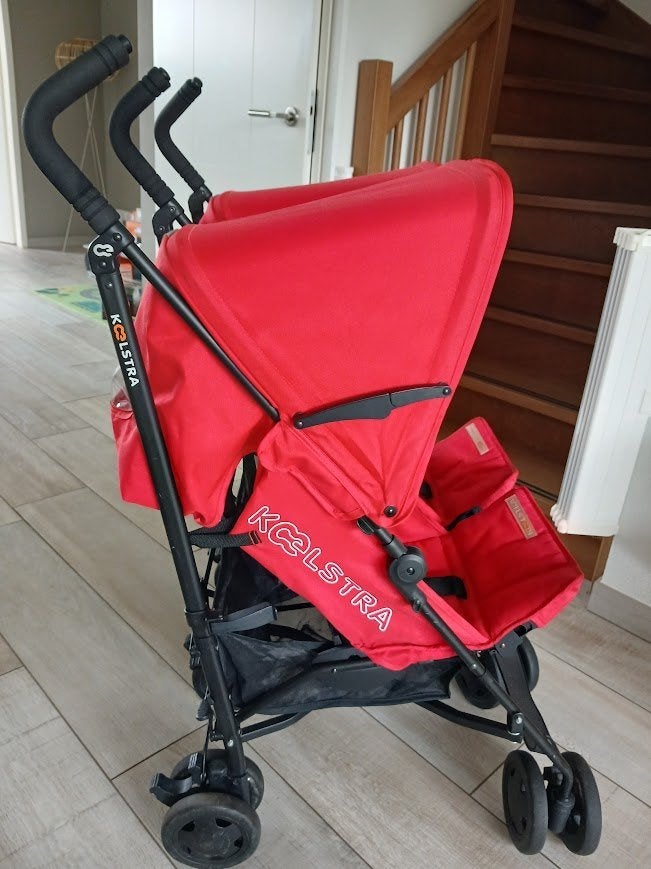 Koelstra Simba twin T4 buggy, Kinderen en Baby's, Buggy's, Ophalen, Gebruikt, Koelstra, Verstelbare rugleuning