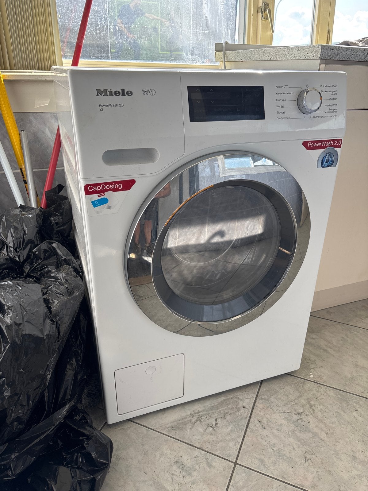 Miele W1 PowerWash 2.0 Wasmachine - Zo goed als nieuw, 8 tot 10 kg, Ophalen of Verzenden, Voorlader, Kort programma