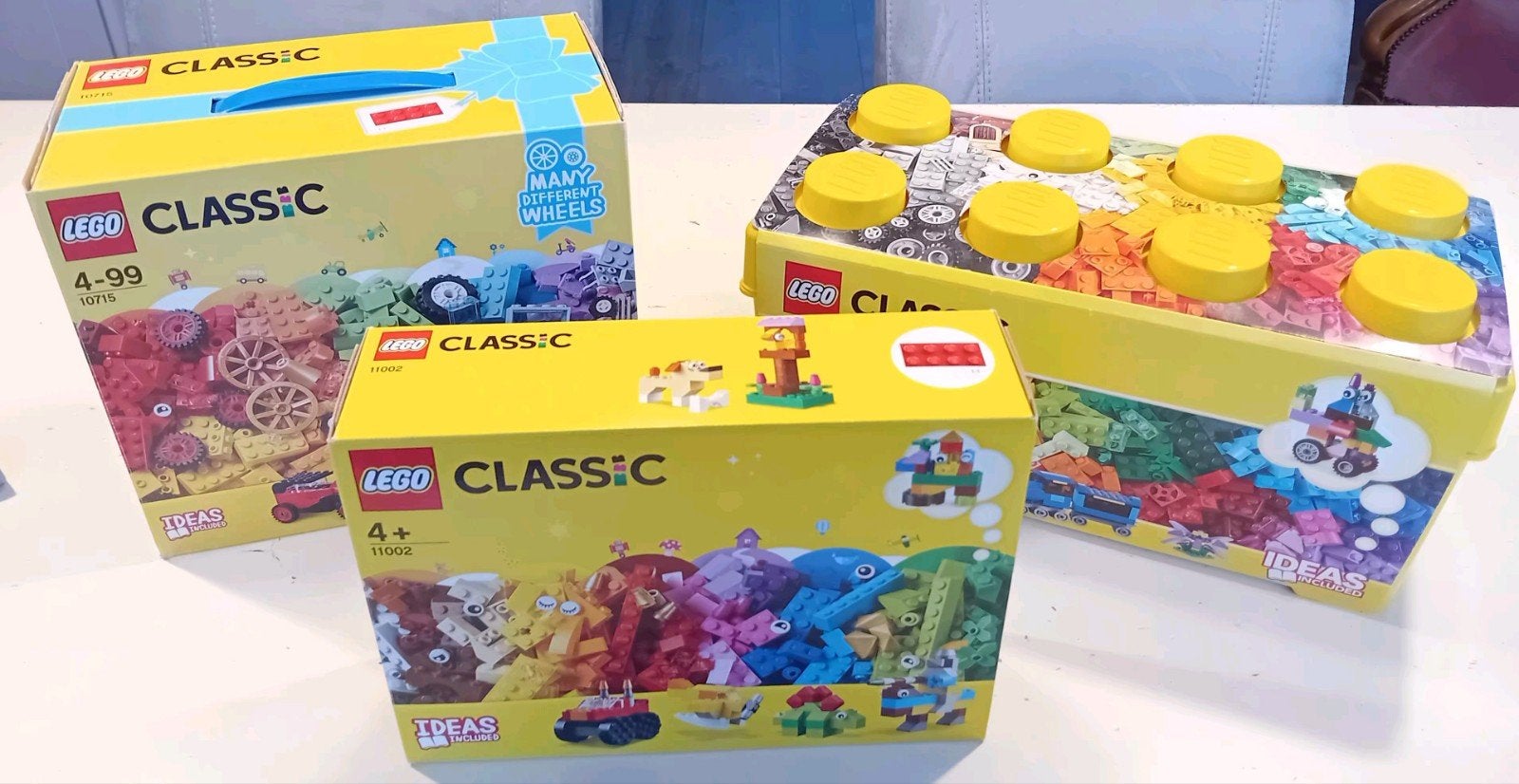 Lego Classic - 3 sets (2 v.d 3 compleet, alle boekjes & doos, Ophalen, Lego, Inclusief accessoires, Zo goed als nieuw