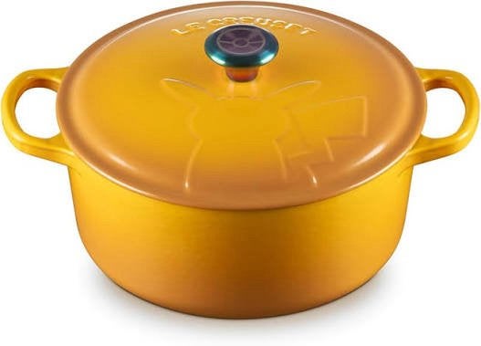GEZOCHT: le creuset Pikachu braadpan, Huis en Inrichting, Ophalen of Verzenden, Gietijzer, Koekenpan of Braadpan