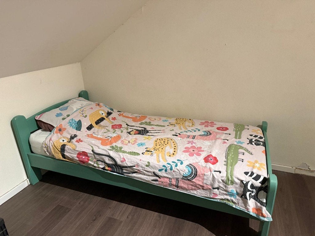 Bed 90x200, Ophalen, Gebruikt, 90 cm, Eenpersoons