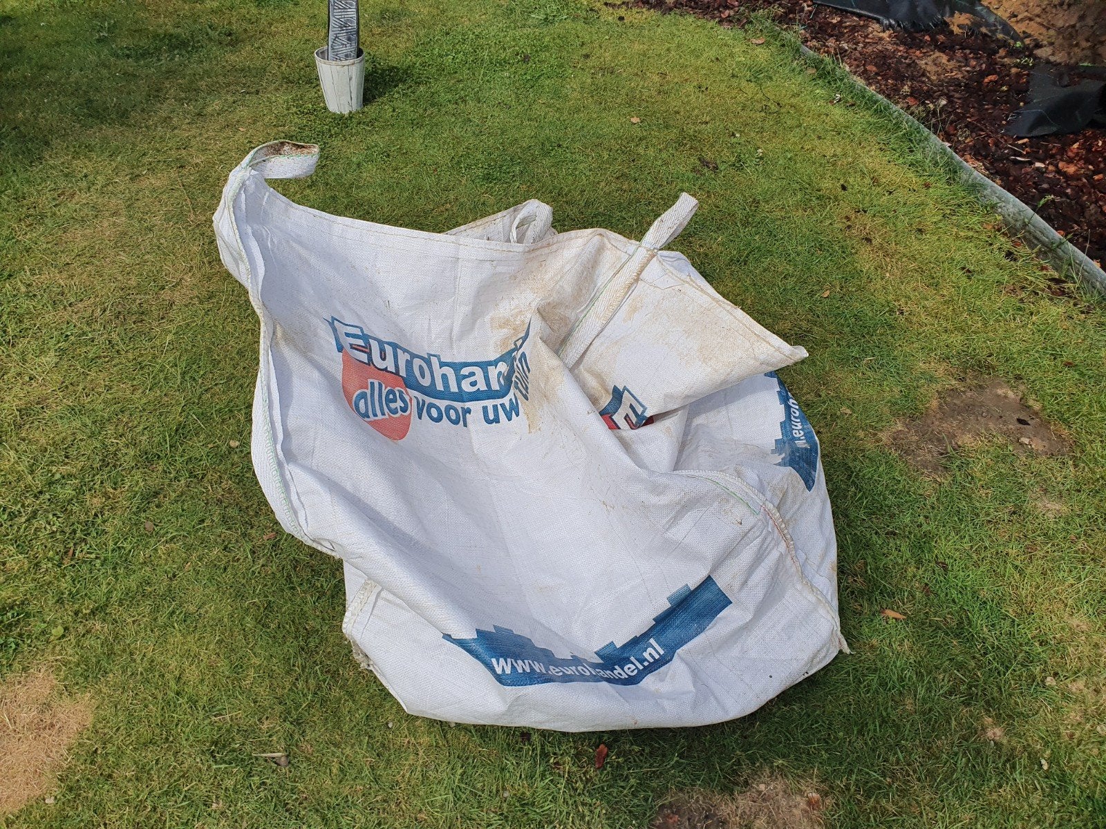 Big bag, Ophalen, Ophoogzand