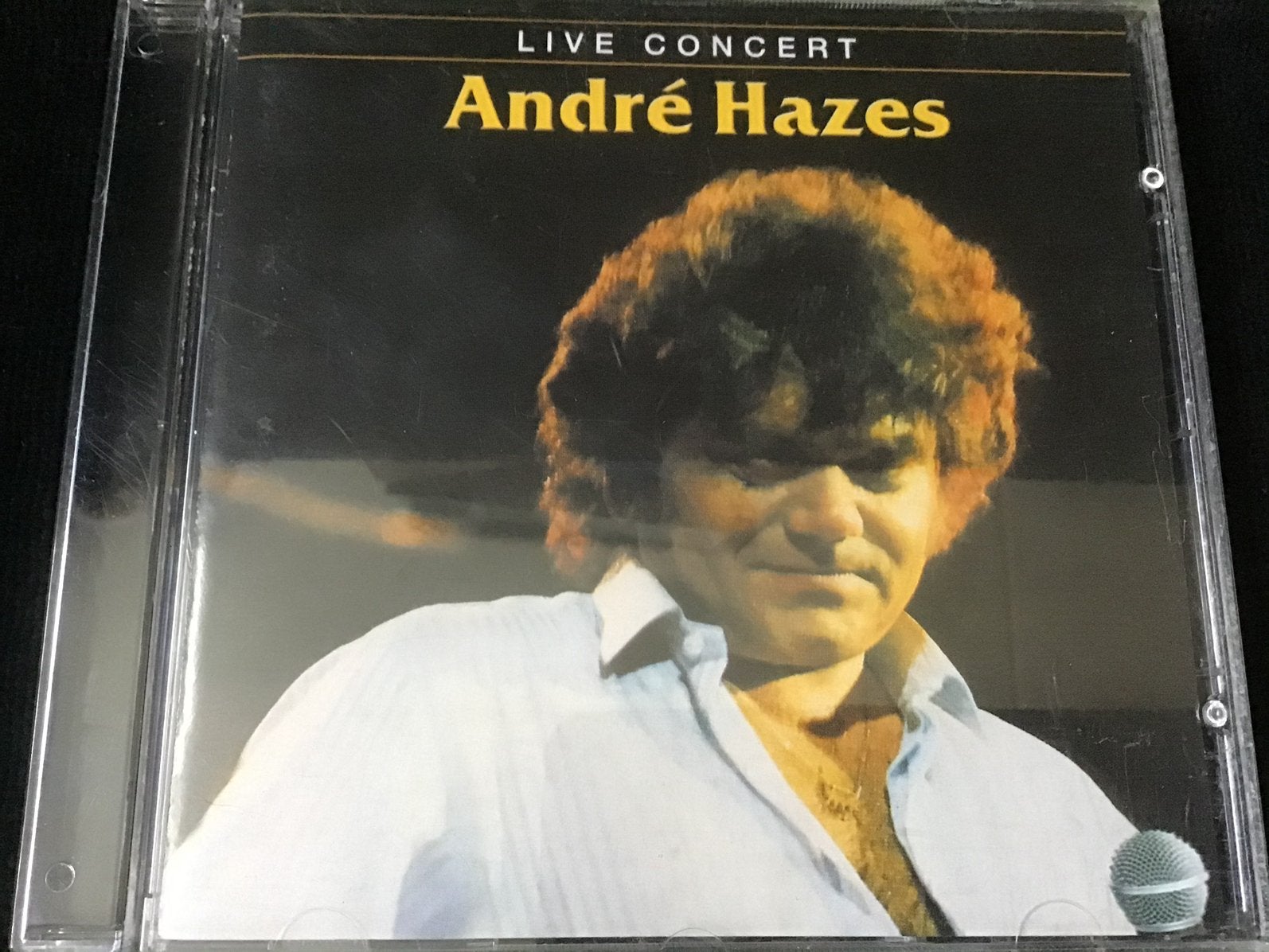 André Hazes, Live in Concert (Disky) cd, Cd's en Dvd's, Ophalen of Verzenden, Zo goed als nieuw, Levenslied of Smartlap