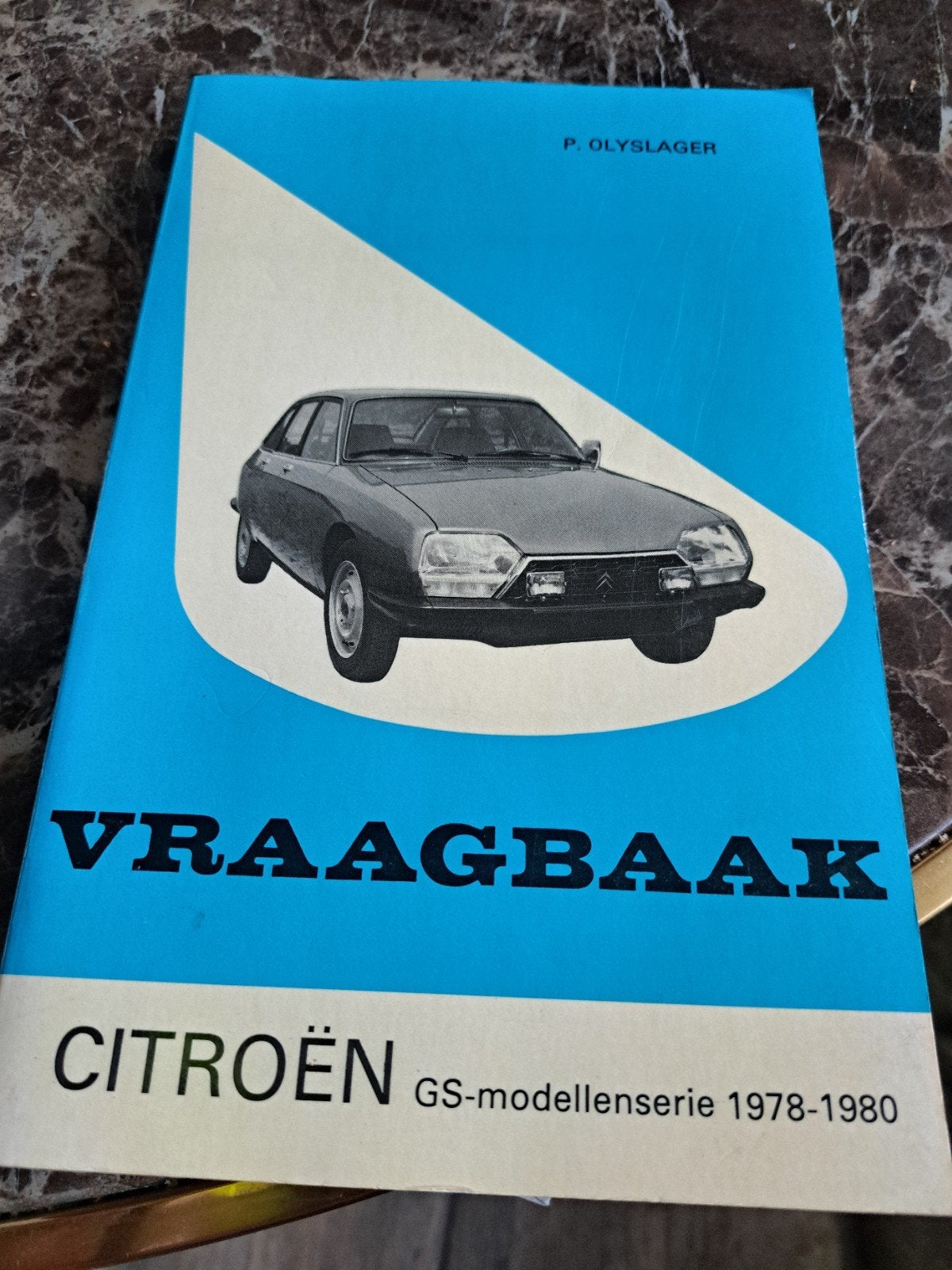 Vraagbaak Citroën GS-modellenserie 1978-1980 P. Olyslager, Ophalen of Verzenden