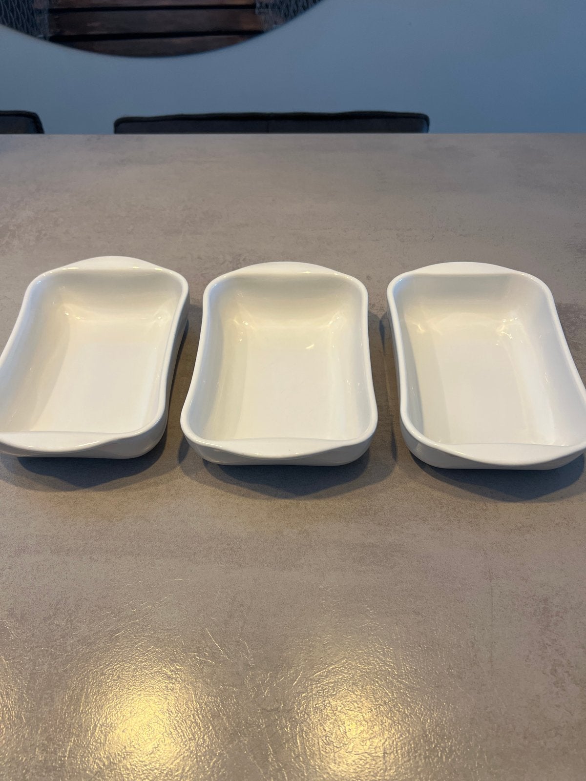 3x Vivo Villeroy & Boch Ovenschaaltjes - Zo goed als nieuw, Ophalen of Verzenden, Zo goed als nieuw, Steen/keramiek, Wit