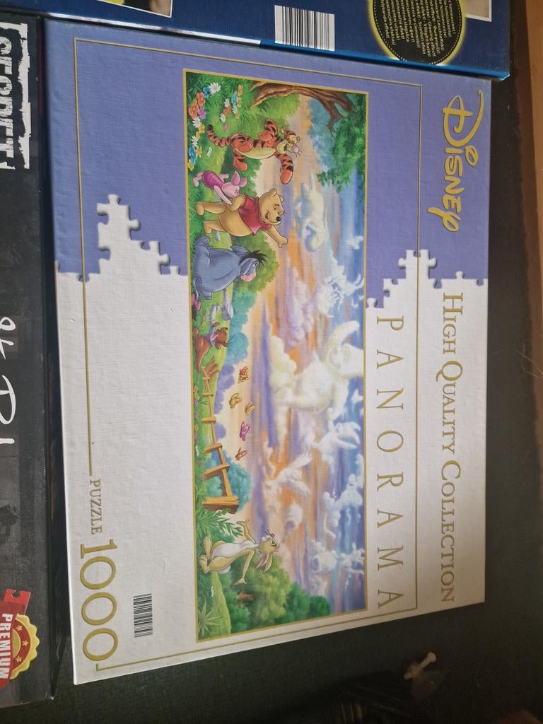 3x Legpuzzel 1000 stukjes: Disney, Katten, Olifant, Hobby en Vrije tijd, Ophalen of Verzenden, 500 t/m 1500 stukjes, Gebruikt