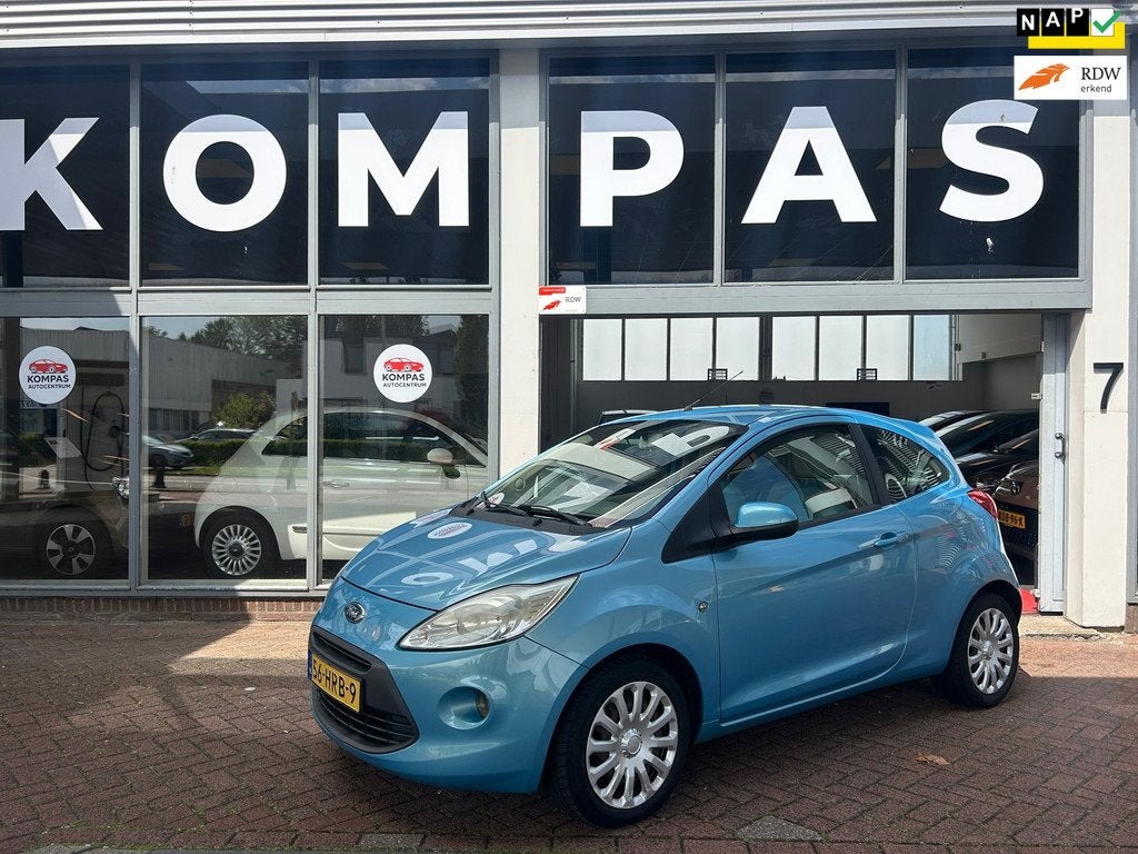 Ford Ka 1.2 Titanium |NAP|Airco|EL.Ramen|APK|Aux|, Auto's, Ford, Voorwielaandrijving, Stof, Gebruikt, 4 cilinders